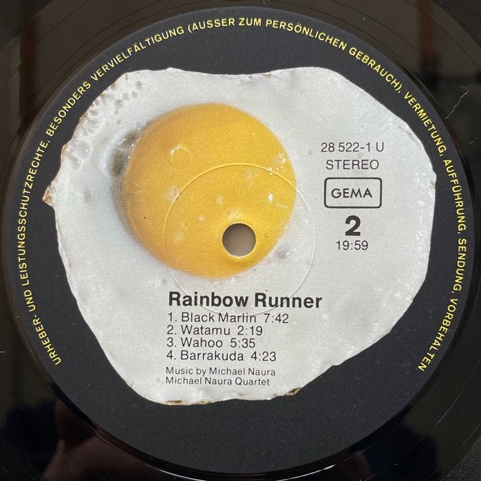 MICHAEL NAURA QUARTET / RAINBOW RUNNER - German Spiegelei Original