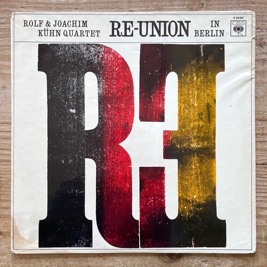 ROLF + JOACHIM KUHN QUARTET / RE-UNION IN BERLIN - German CBS Original