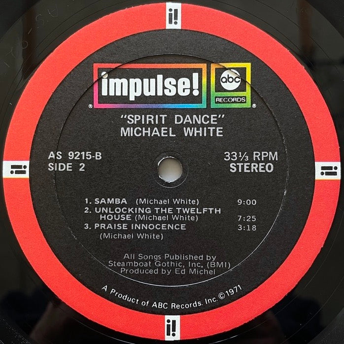 MICHAEL WHITE / SPIRIT DANCE - US Impulse Original