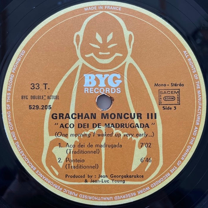 GRACHAN MONCUR III / ACO DEI DE MADRUGADA - French BYG/Actuel
