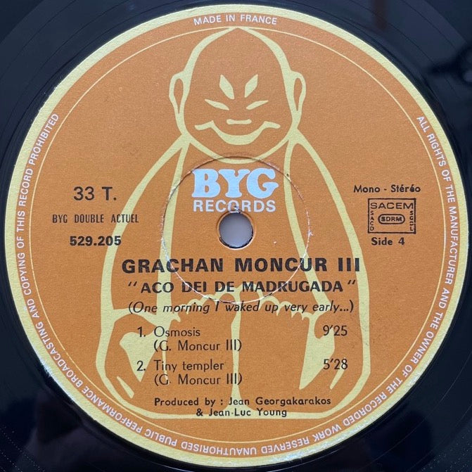 GRACHAN MONCUR III / ACO DEI DE MADRUGADA - French BYG/Actuel