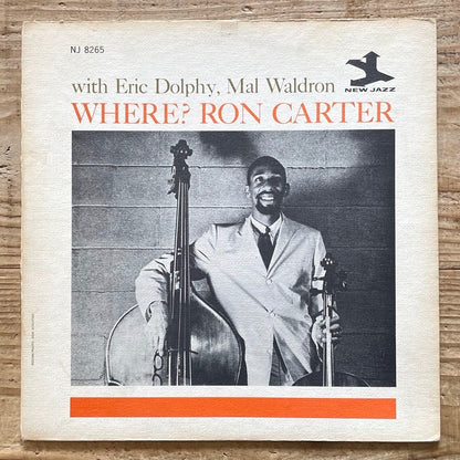 RON CARTER with ERIC DOLPHY, MAL WALDRON / WHERE?  - US New Jazz Original