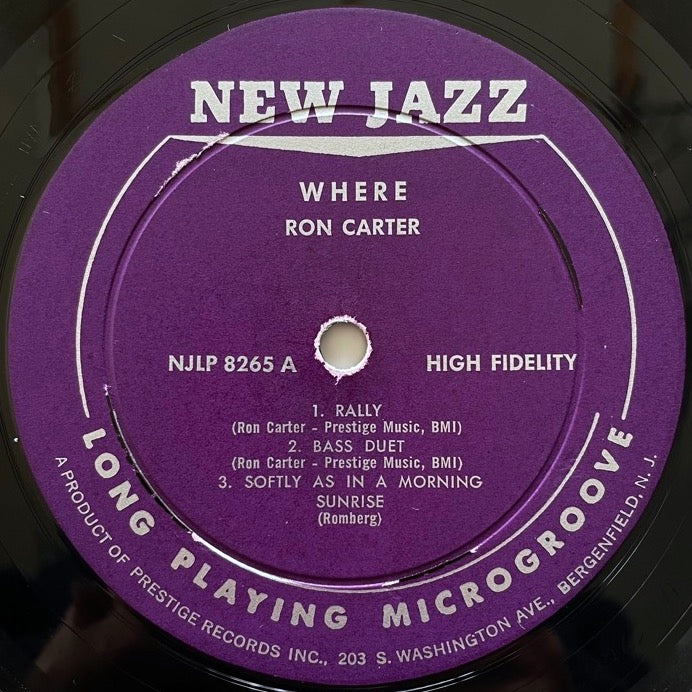 RON CARTER with ERIC DOLPHY, MAL WALDRON / WHERE?  - US New Jazz Original