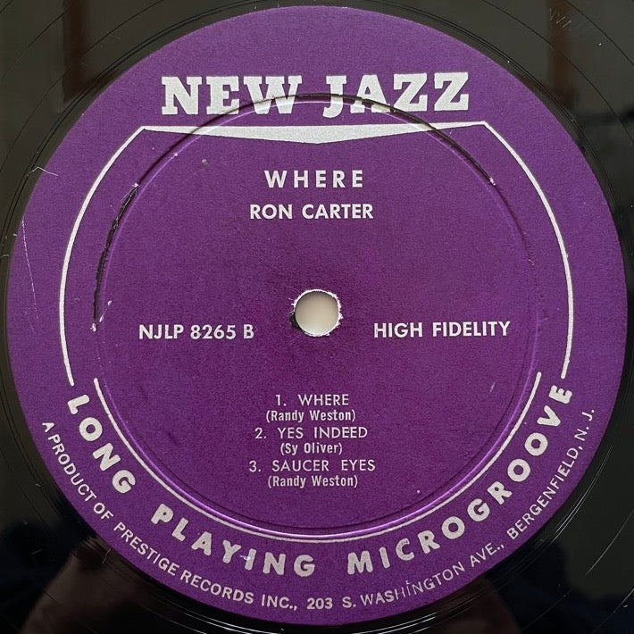 RON CARTER with ERIC DOLPHY, MAL WALDRON / WHERE?  - US New Jazz Original