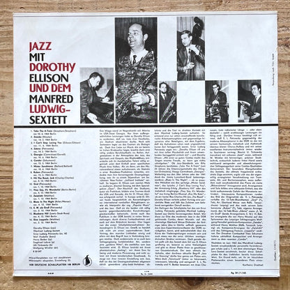 DOROTHY ELLISON & MANFRED LUDWIG SEXTETT / JAZZ MIT .. - German Amiga Original