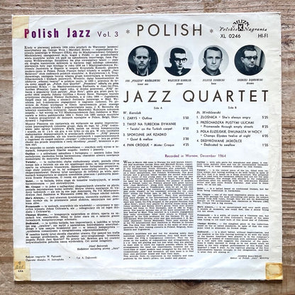 POLISH JAZZ QUARTET / POLISH JAZZ VOL.3 - Polish Muza Original