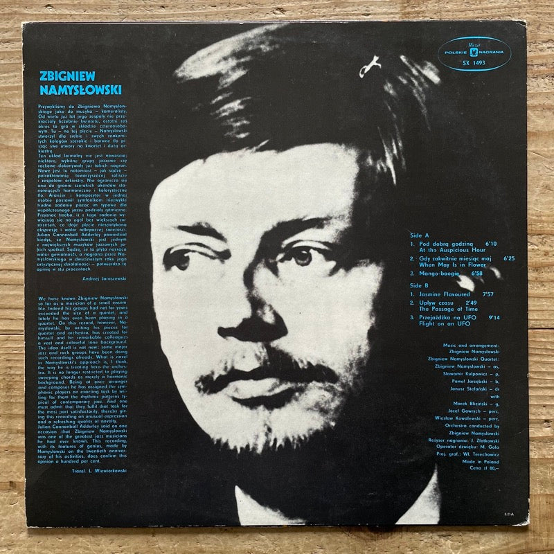 ZBIGNIEW NAMYSLOWSKI (1977) - Polish Muza