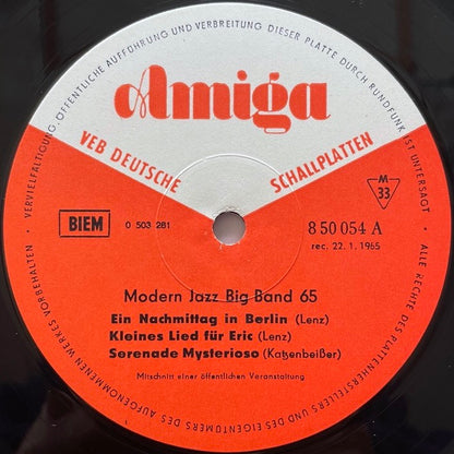 MODERN JAZZ BIG BAND 65 - German Amiga Original