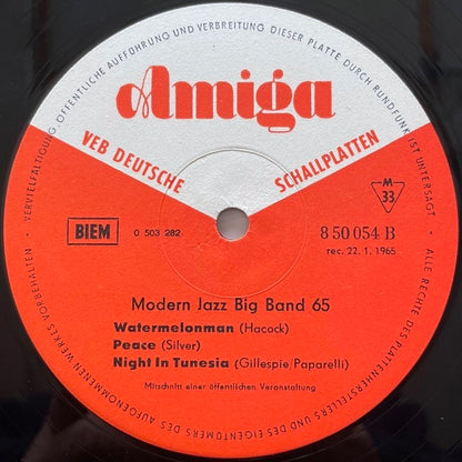 MODERN JAZZ BIG BAND 65 - German Amiga Original