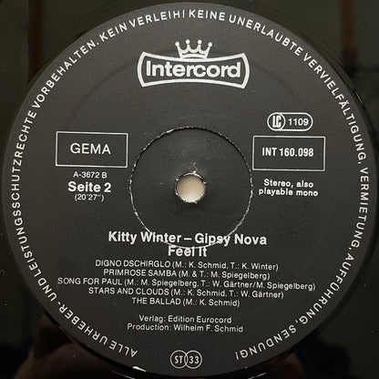 KITTY WINTER GIPSY NOVA / FEEL IT - German Intercord Original