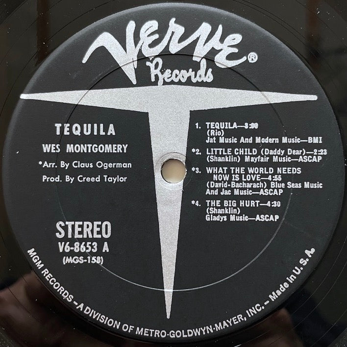 WES MONTGOMERY / TEQUILA - US Verve