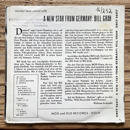 BILL GRAH / A NEW STAR FROM GERMANY (EP) - German Mod Original