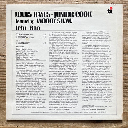 LOUIS HAYES - JUNIOR COOK feat. WOODY SHAW / ICHI-BAN - Dutch Timeless Original