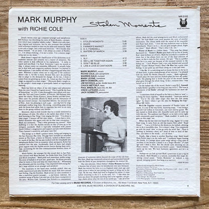 MARK MURPHY / STOLEN MOMENTS - US Muse Promo Original
