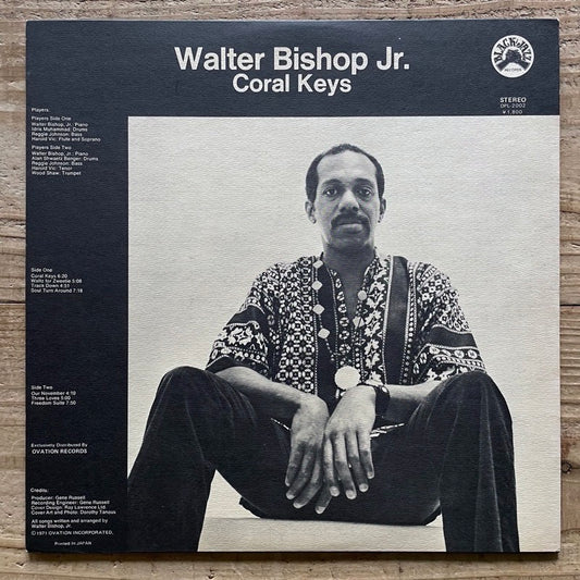 WALTER BISHOP, JR. / CORAL KEYS - Japan Black Jazz