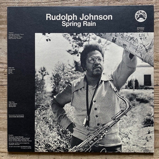RUDOLPH JOHNSON / SPRING RAIN - Japan Black Jazz