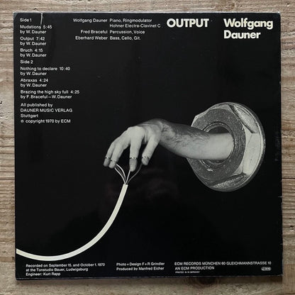 WOLFGANG DAUNER / OUTPUT - German ECM