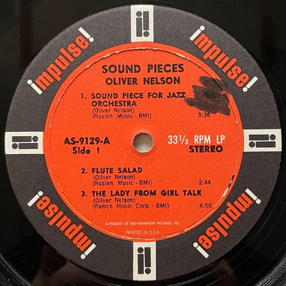 OLIVER NELSON / SOUND PIECES - US Impulse Original