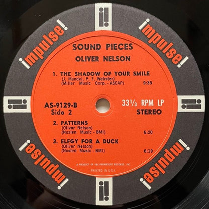 OLIVER NELSON / SOUND PIECES - US Impulse Original