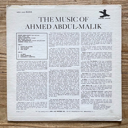 AHMED ABDUL-MALIK / THE MUSIC OF.. - US New Jazz Original