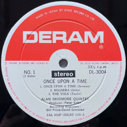 ALAN SKIDMORE QUINTET / ONCE UPON A TIME - Japan Deram