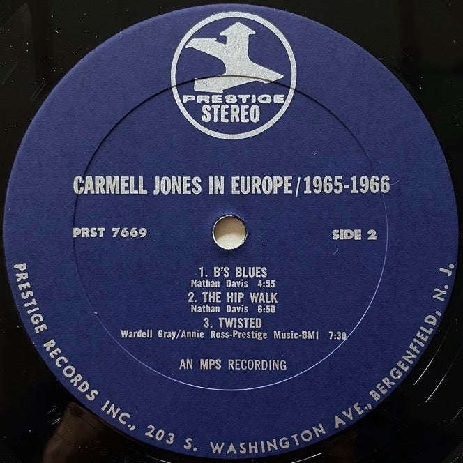 CARMELL JONES, NATHAN DAVIS / IN EUROPE; 1965-66 - US Prestige