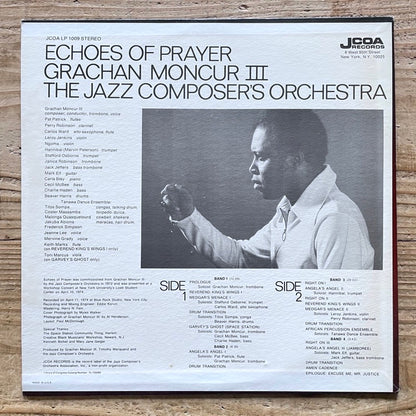 GRACHAN MONCUR III THE JAZZ COMPOSER'S ORCHESTRA / ECHOES OF PRAYER - US JCOA Original