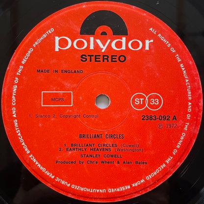 STANLEY COWELL / BRILLIANT CIRCLES - UK Polydor original
