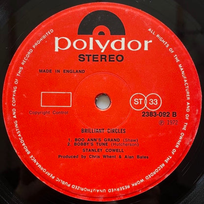 STANLEY COWELL / BRILLIANT CIRCLES - UK Polydor original