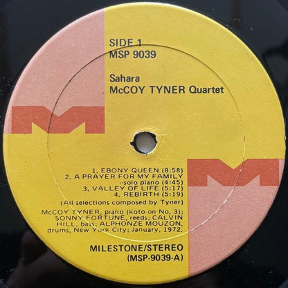 McCOY TYNER / SAHARA - US Milestone Original