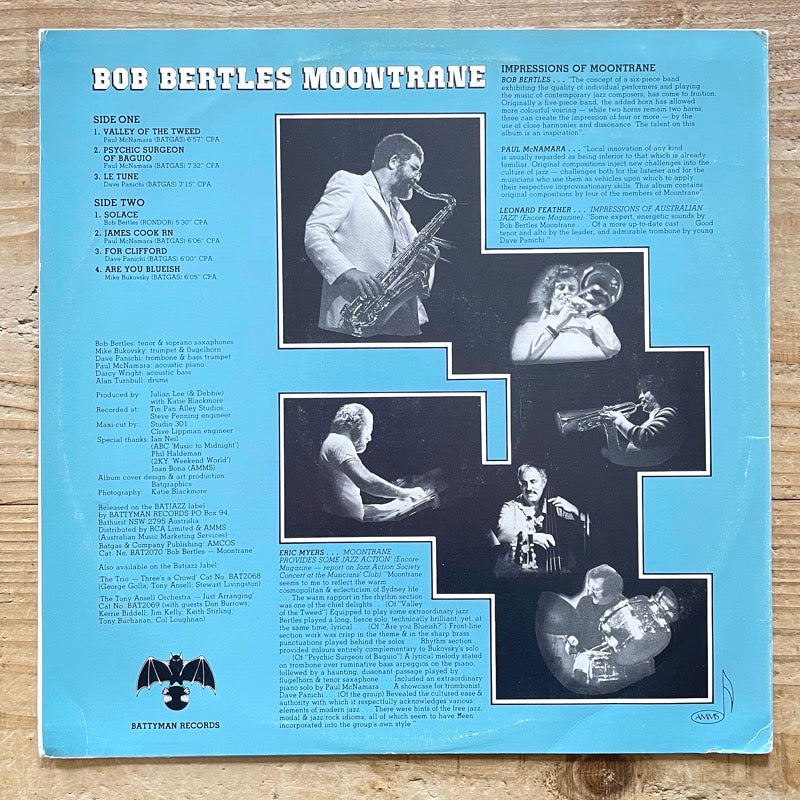 BOB BERTLES MOONTRANE - Oz Battyman Original