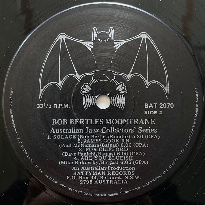 BOB BERTLES MOONTRANE - Oz Battyman Original