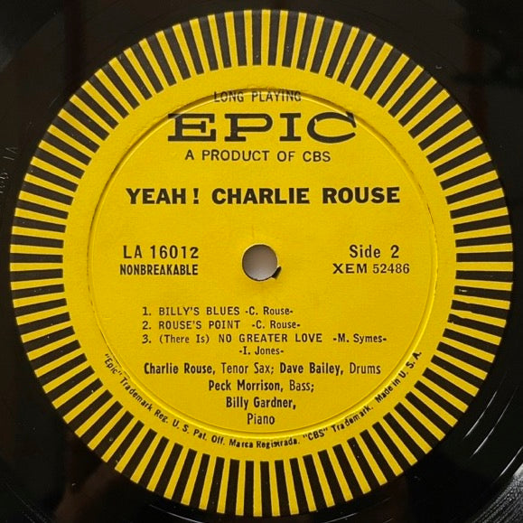 CHARLIE ROUSE / YEAH!