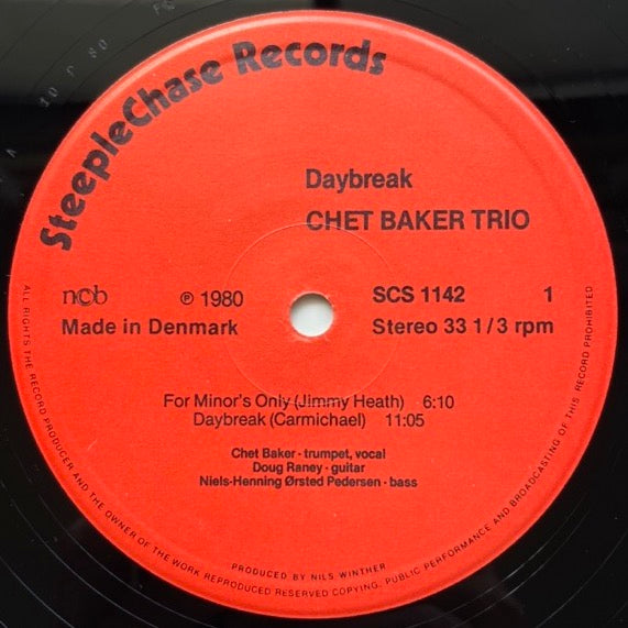 CHET BAKER TRIO / DAYBREAK