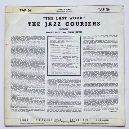 THE JAZZ COURIERS feat. RONNIE SCOTT AND TUBBY HAYES / THE LAST WORD