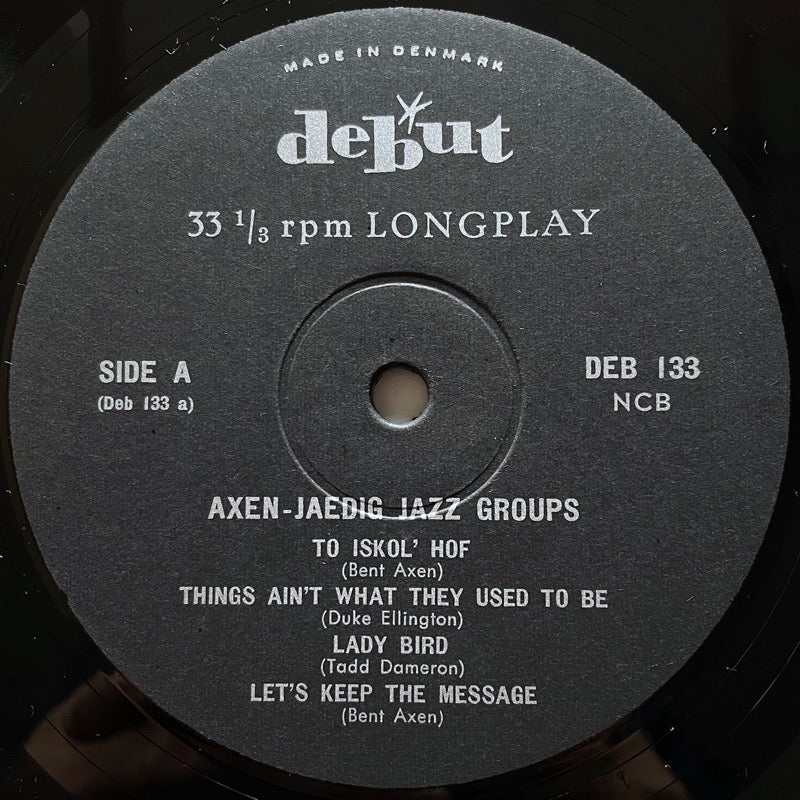 BENT AXEN - BENT JAEDIG / LET'S KEEP THE MESSAGE - Danish Debut Original