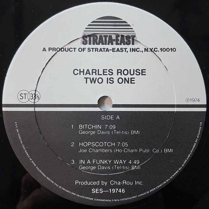 CHARLES ROUSE / TWO IS ONE - US Strata-East original – ALORECORD