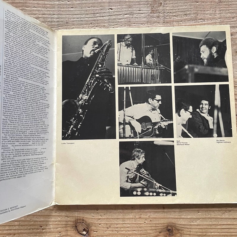 LUCKY THOMPSON / A LUCKY SONGBOOK IN EUROPE - German MPS Original