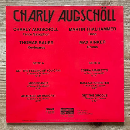 CHARLY AUGSCHOLL / GET THE GROOVE! - German Koch Original