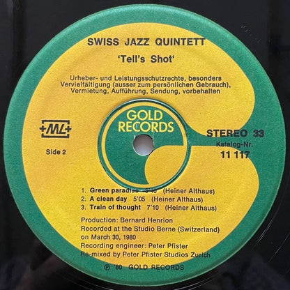 SWISS JAZZ QUINTET / TELL'S SHOT - Swiss Gold Original