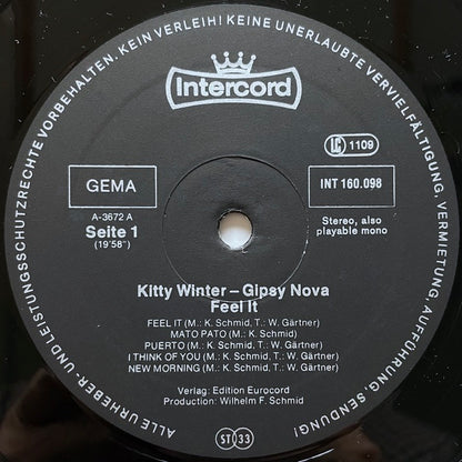 KITTY WINTER GIPSY NOVA / FEEL IT - German Intercord Original