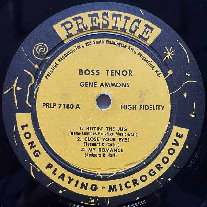 GENE AMMONS / BOSS TENOR - US Prestige Original
