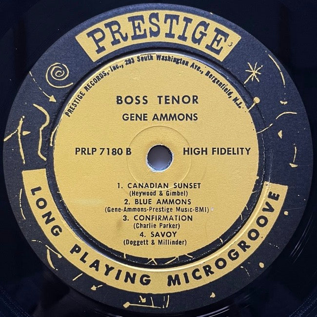 GENE AMMONS / BOSS TENOR - US Prestige Original