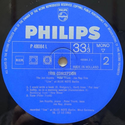 JAN HUYDTS / TRIO CONCEPTION - Dutch Philips Mono Original