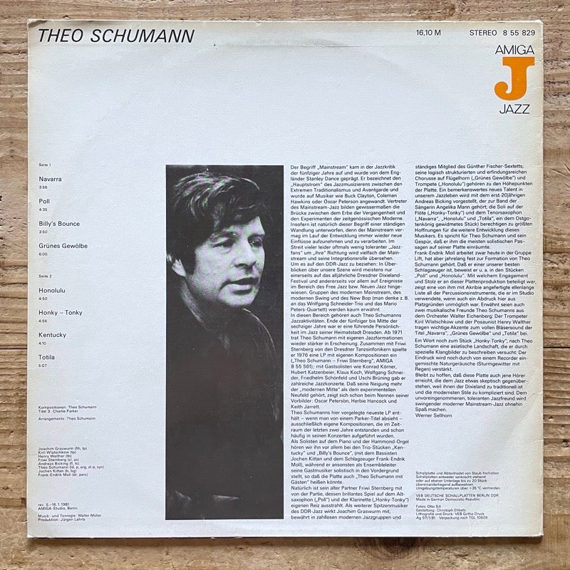 THEO SCHUMANN - Germany Amiga original