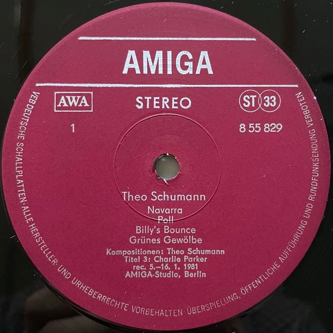 THEO SCHUMANN - Germany Amiga original