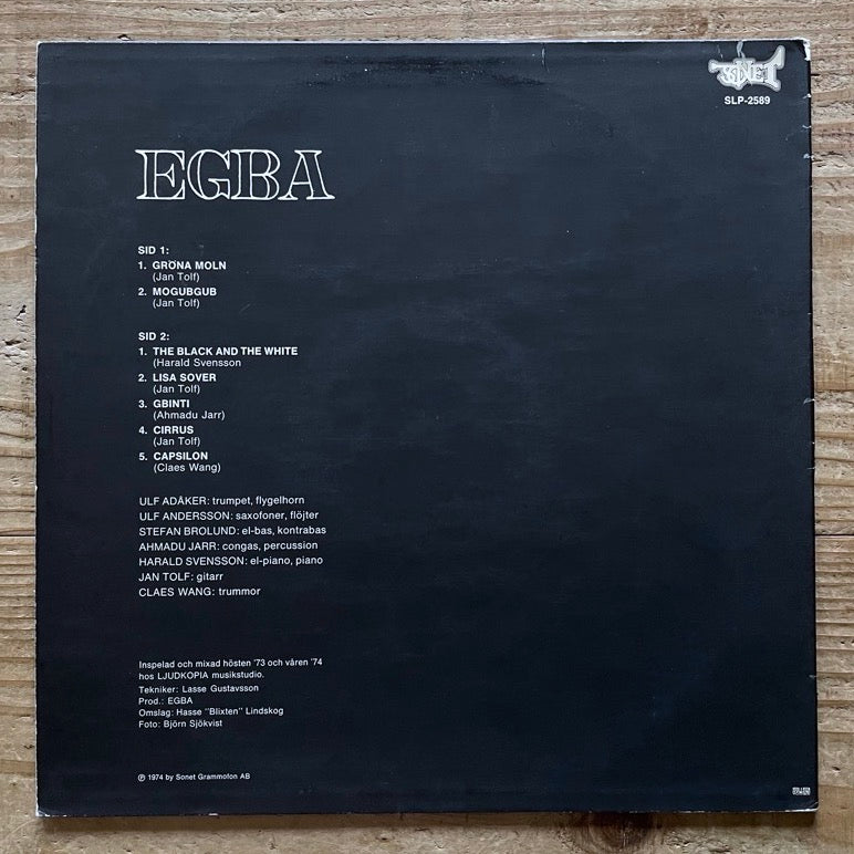 EGBA (1974) - Swedish Sonet Original