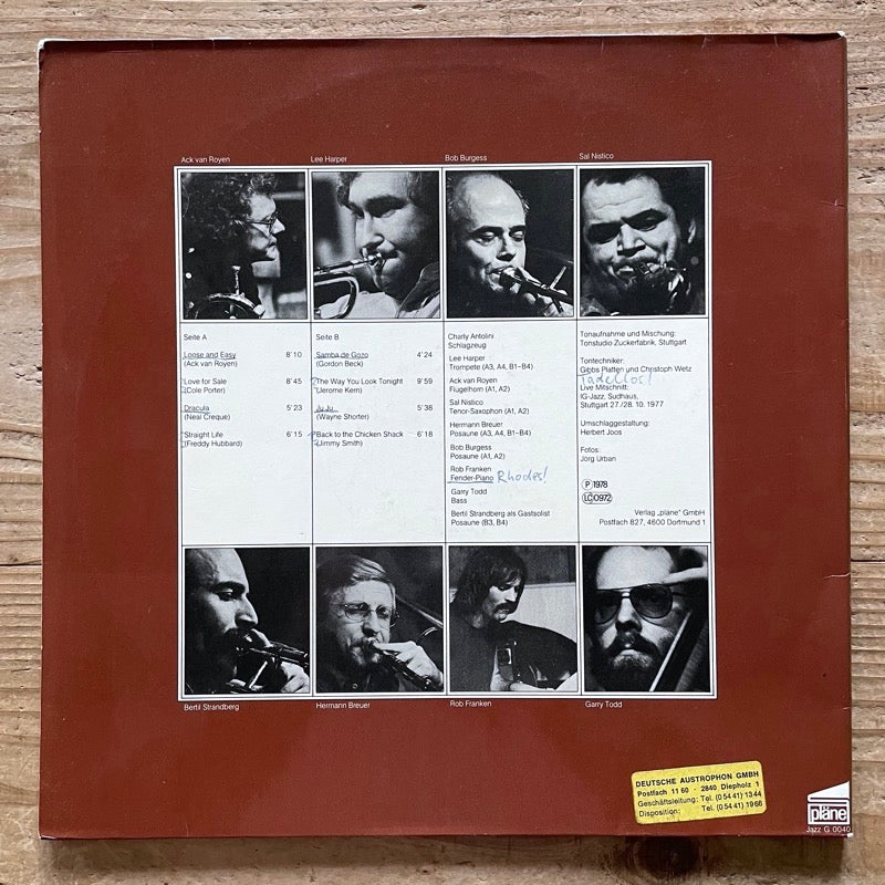CHARLY ANTOLINI JAZZ POWER / LIVE - German Plane Original