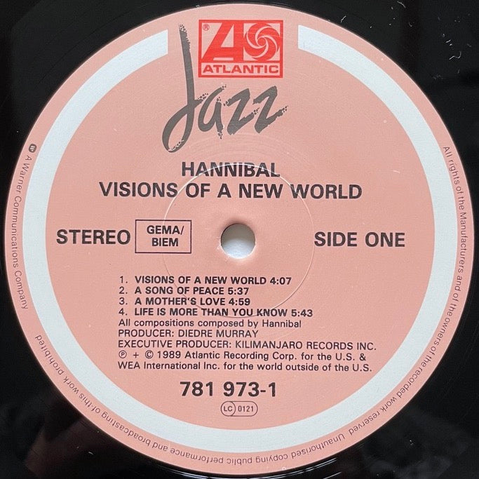HANNIBAL / VISIONS OF A NEW WORLD - German Atlantic original