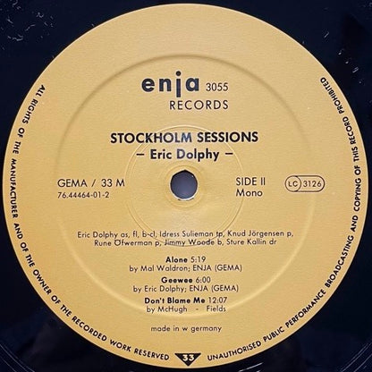 ERIC DOLPHY / STOCKHOLM SESSIONS - German Enja Original